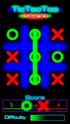 TicTacToe Neon - Screenshot 1