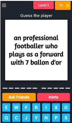 Football Quiz:world cup soccer - Screenshot 1