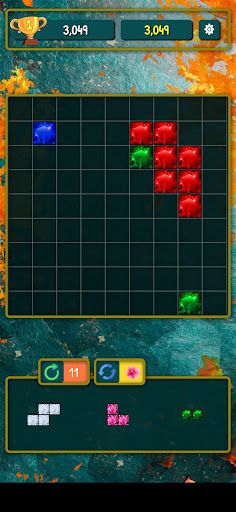 Classic brick puzzle - Screenshot 1