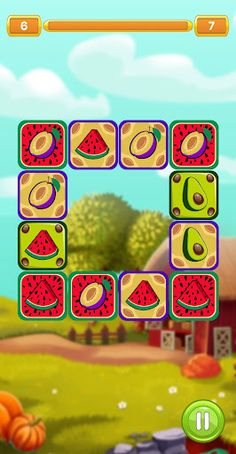 Funny fruit puzzles - Screenshot 3
