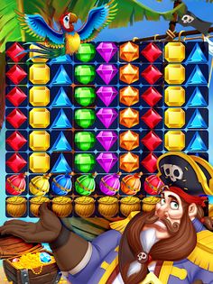 Diamonds Match Pirate Clash ⚓ - Screenshot 2