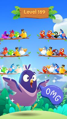 Bird Sort Puzzle: Color Sort - Screenshot 2