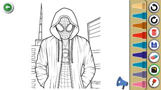 Spider Rope Hero Coloring Book - Screenshot 2