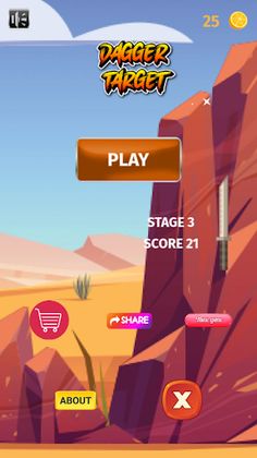 Dagger Target - Screenshot 1