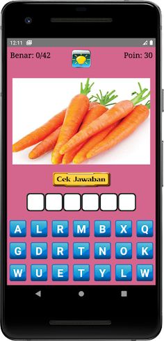 Belajar Nama Sayuran - Screenshot 3
