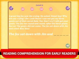 Reading Comprehension Kids App - Screenshot 1