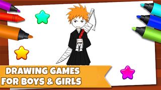 bleach coloring book - Screenshot 1