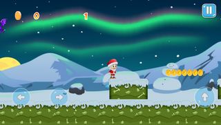 Winter Christmas Santa Runner - Screenshot 2