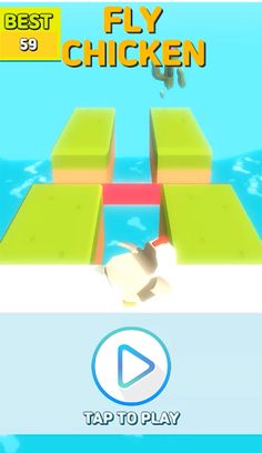 Fly Chicken : Free Running Gam - Screenshot 1