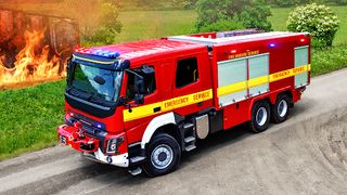 Fire Brigade Rescue Truck Game - Screenshot 1