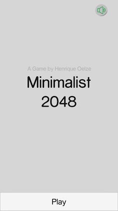 2048 Minimalist - Screenshot 2