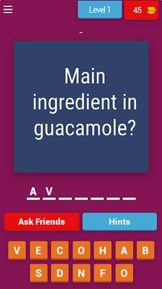 Food Trivia: Food Quiz - Screenshot 2