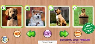 Beautiful Dogs Puzzles Toddler - Screenshot 2
