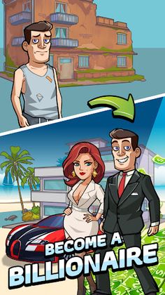 My billionaire story-Money Sim - Screenshot 1