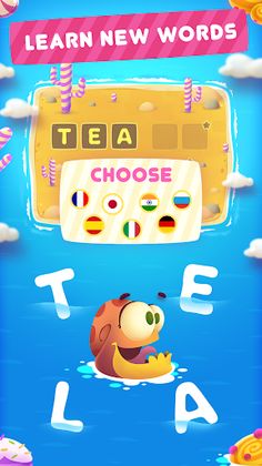 Candy Words - puzzle game - Screenshot 2