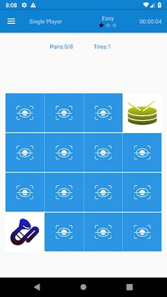 Memory game - Screenshot 1