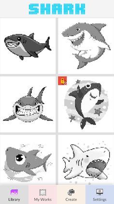 Shark Pixel Number - Screenshot 1