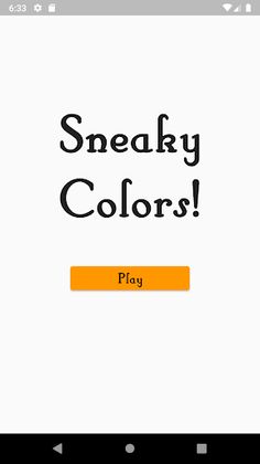 Sneaky Colors - matching games - Screenshot 1