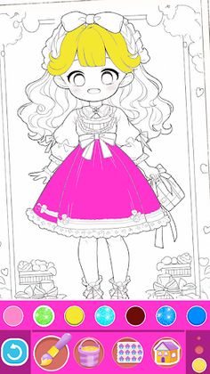 Princess Color: Doll Coloring - Screenshot 4