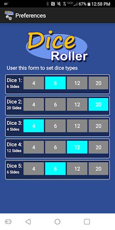 Dice Roller Simulator - Screenshot 2