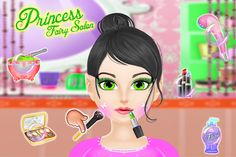 Princess Fairy Dress up Salon - Screenshot 4