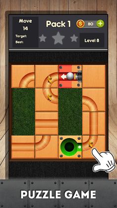 Rolling ball - slide puzzle - Screenshot 4
