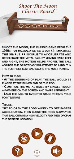 Shoot The Moon : Classic Board - Screenshot 3