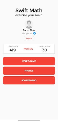 Swift Math Game - Fun & Math - Screenshot 1
