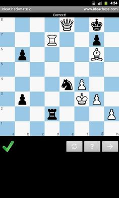 2 move checkmate chess puzzles - Screenshot 1