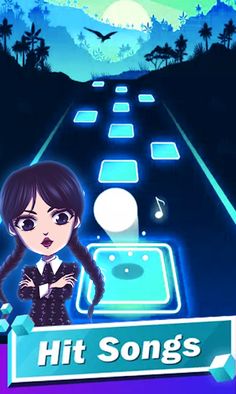 Tiles Wednesday Addams Skibidi - Screenshot 2