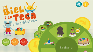 Biel i Teca a la biblioteca - Screenshot 1