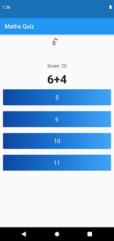 Maths Quiz - Screenshot 3