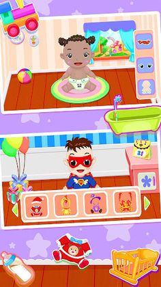 My virtual baby care game - Screenshot 2