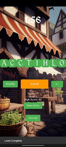 Medieval Word Twister - Screenshot 3