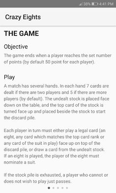 Crazy Eights - Screenshot 4