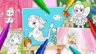 Girl Coloring Book for Kids - Screenshot 1
