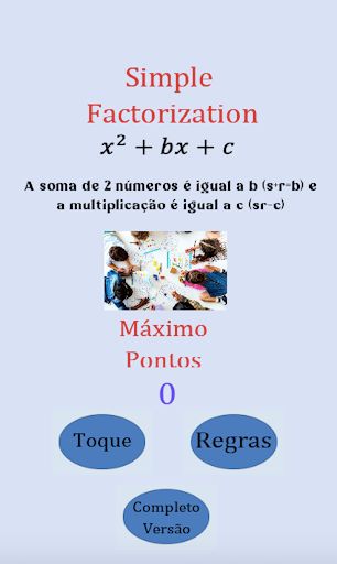 Simples jogo de fatoração. - Screenshot 3