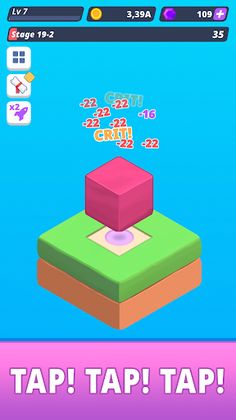 Tap Tap Cube - Idle Clicker - Screenshot 2