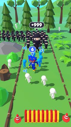 Rainbow Army: Pink Monster Run - Screenshot 2