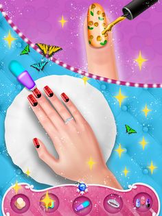 Fashion Nail Polish Salon Game - Screenshot 2