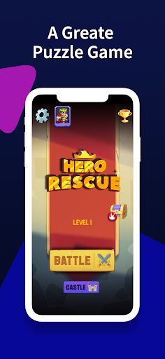 Hero Rescue pro : Pin Pull - Screenshot 1