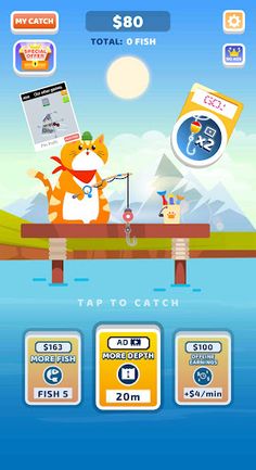 Idle Furry Fishing! - Screenshot 1