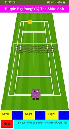 Purple Pig Pong! - Screenshot 2