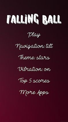 Falling Ball - Screenshot 1