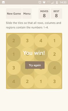 Slidoku - Hard Sudoku - Screenshot 3