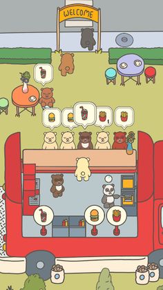 Panda Idle: Animal Restaurant - Screenshot 2