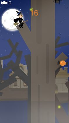 Halloween Witch Jumping Game - Screenshot 3