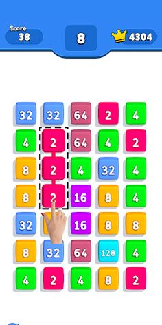 Merge Up! Number Puzzle - Screenshot 1