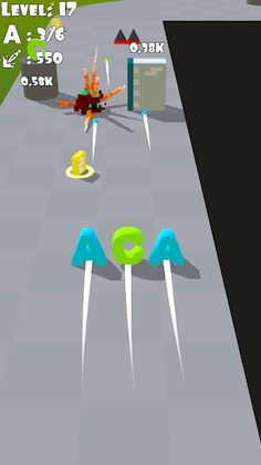 Letter War -Alphabet 3D Attack - Screenshot 1