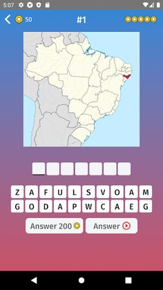 Brazil: States & Provinces Map - Screenshot 1